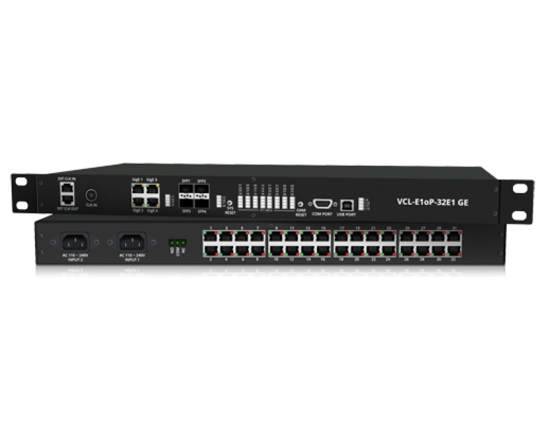 VCL-E1oP (32E1 Port GE Version), TDM over IP / TDM over Packet / TDM over MPLS